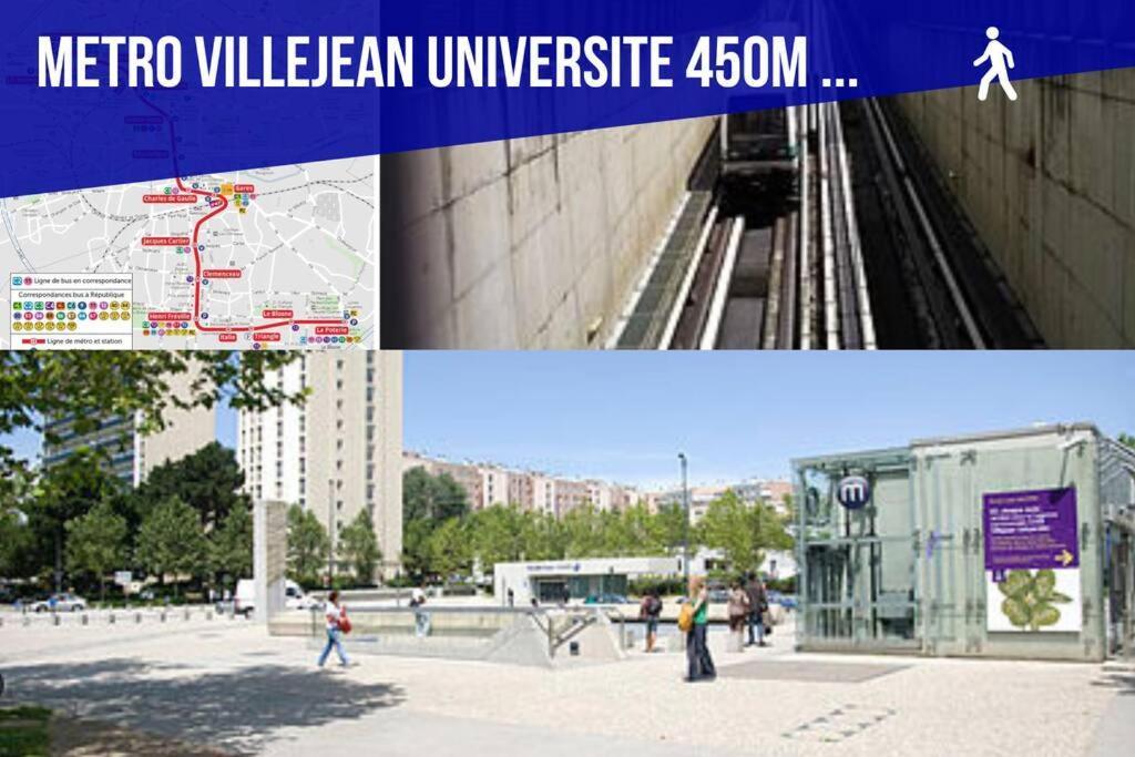 Auteuil • 4 Chambres • Wifi • Metro A 400M Rennes Exterior photo